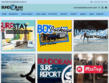 Tablet Screenshot of bundoransurfco.com